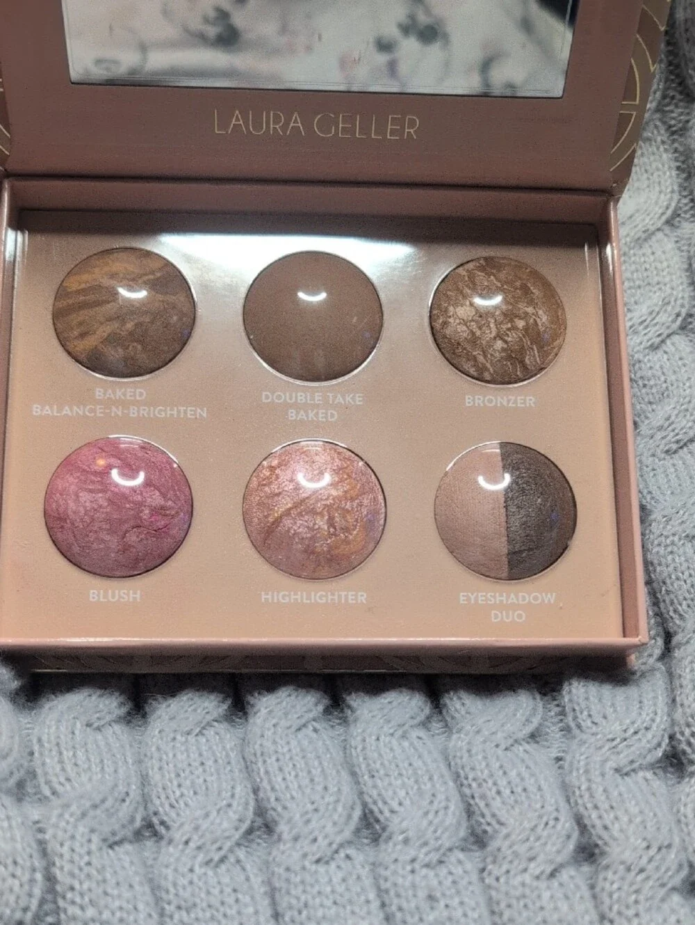 Laura Geller Baked Icons Complete Full Face Palette - Pink & Gold Accents